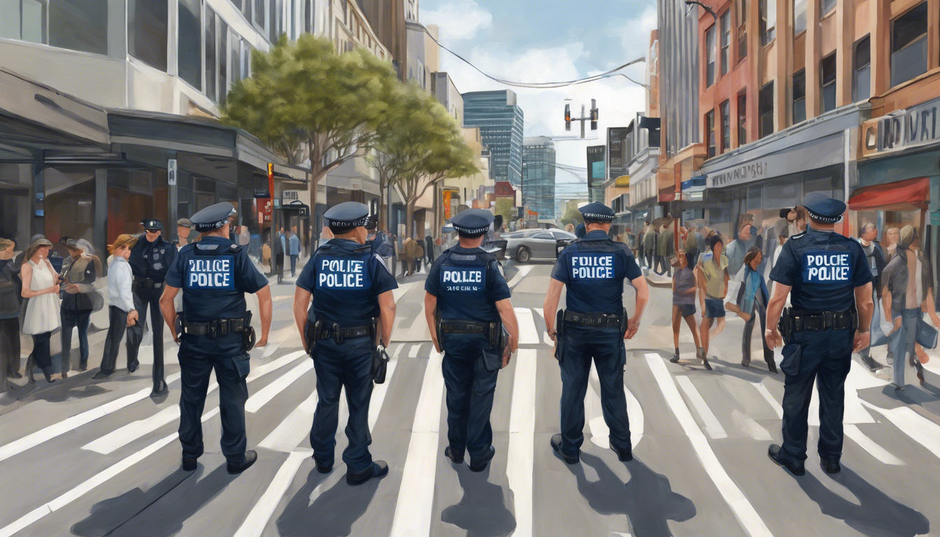 découvrez comment la présence policière est renforcée dans le centre-ville, une situation qui n'est pas si évidente, sur le site de la rnz.