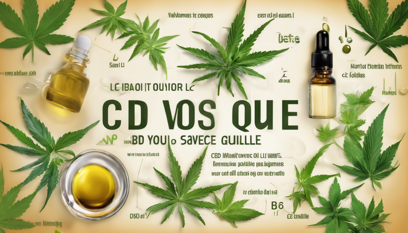 découvrez tout ce qu'il faut savoir sur l'huile de cbd : ses avantages, ses effets secondaires et plus encore.
