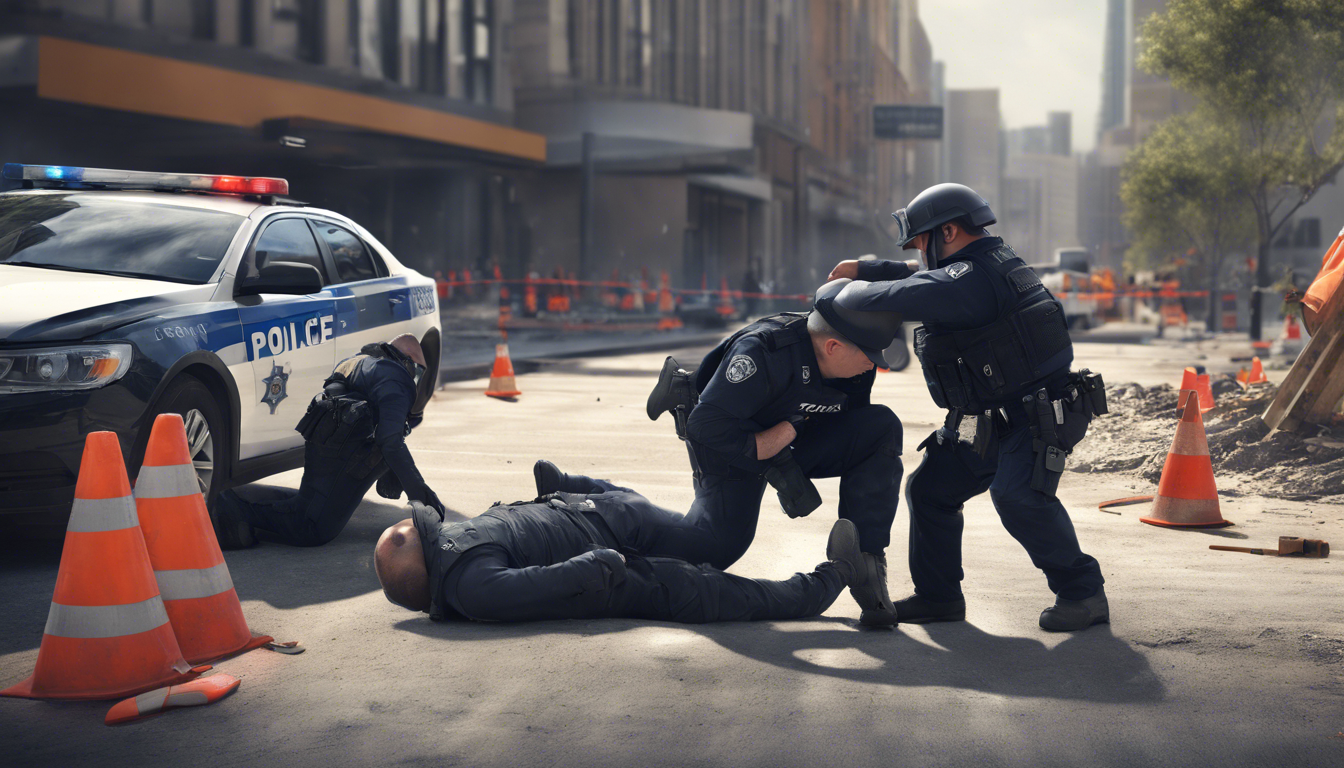 découvrez les détails d'une intervention policière à melbourne où un homme armé d'un couteau a été arrêté sur un chantier de construction. un événement marquant qui soulève des questions sur la sécurité et les interventions policières en milieu urbain.