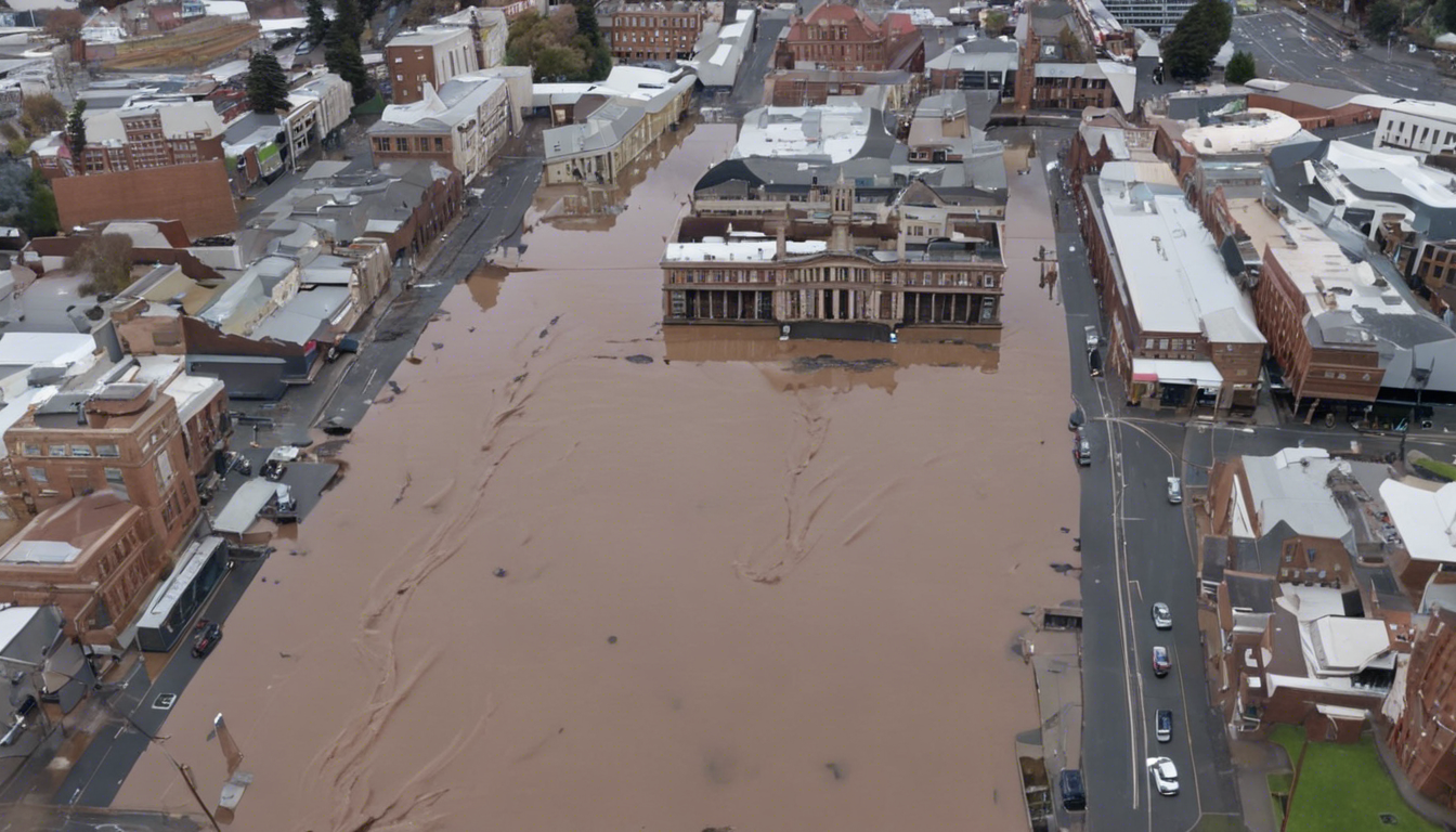 découvrez comment des eaux boueuses ont envahi le centre-ville de hobart suite à une fuite majeure. cet événement marquant soulève des inquiétudes quant à la gestion des infrastructures et à la sécurité des habitants.