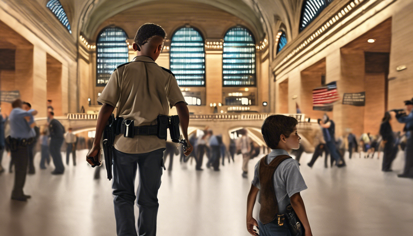 un garçon a été aperçu avec une machette à grand central, ce qui l'a conduit à se rendre à la police. découvrez les détails de cet incident troublant et ses répercussions sur la sécurité publique.