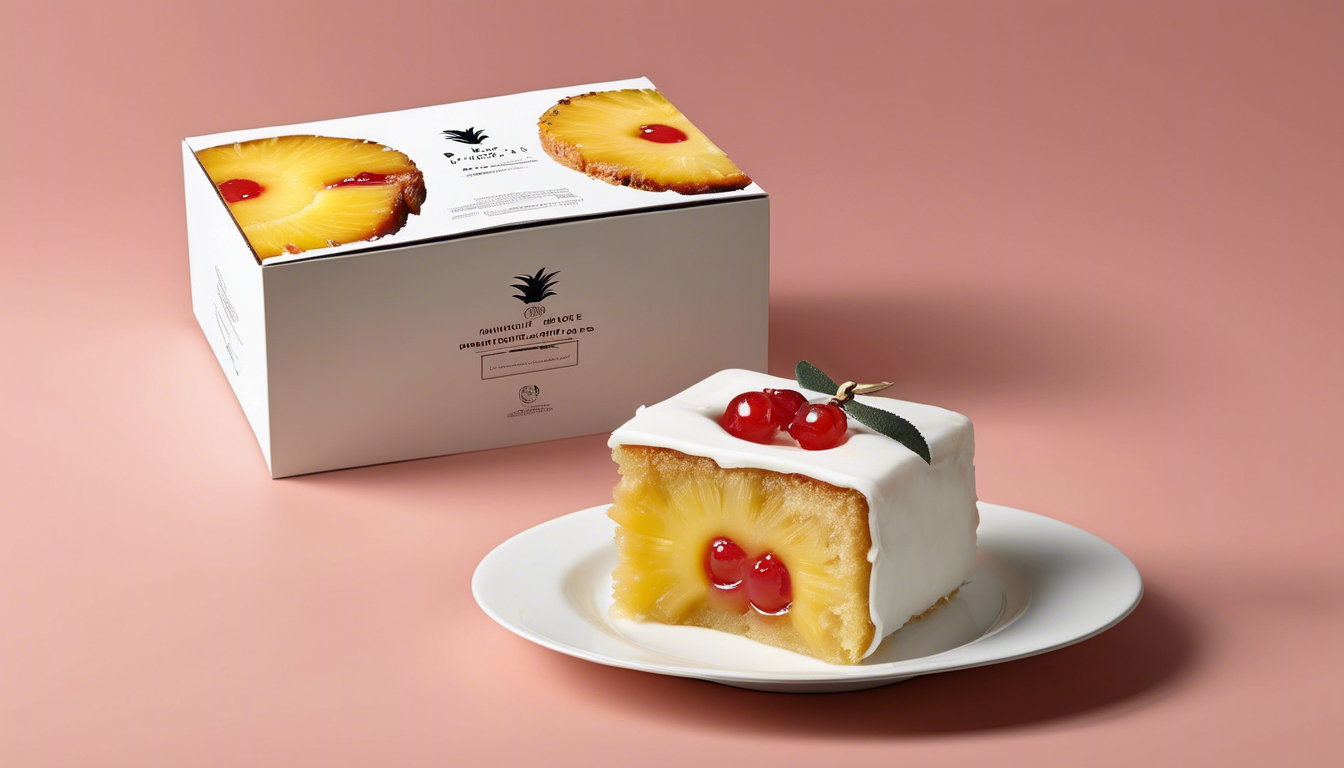 découvrez le délice sucré du gâteau renversé à l'ananas de 3,5 g, disponible en ligne chez müv à sarasota, floride. parfait pour vos envies de gourmandise, ce gâteau allie moelleux et saveurs exotiques. commandez dès maintenant et dégustez ce chef-d'œuvre pâtissier chez vous !