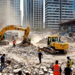 joburg intensifie le nettoyage du centre-ville en démolissant les constructions illégales, visant à améliorer la sécurité et l'esthétique urbaine - enca.